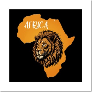 Lion of Africa Posters and Art